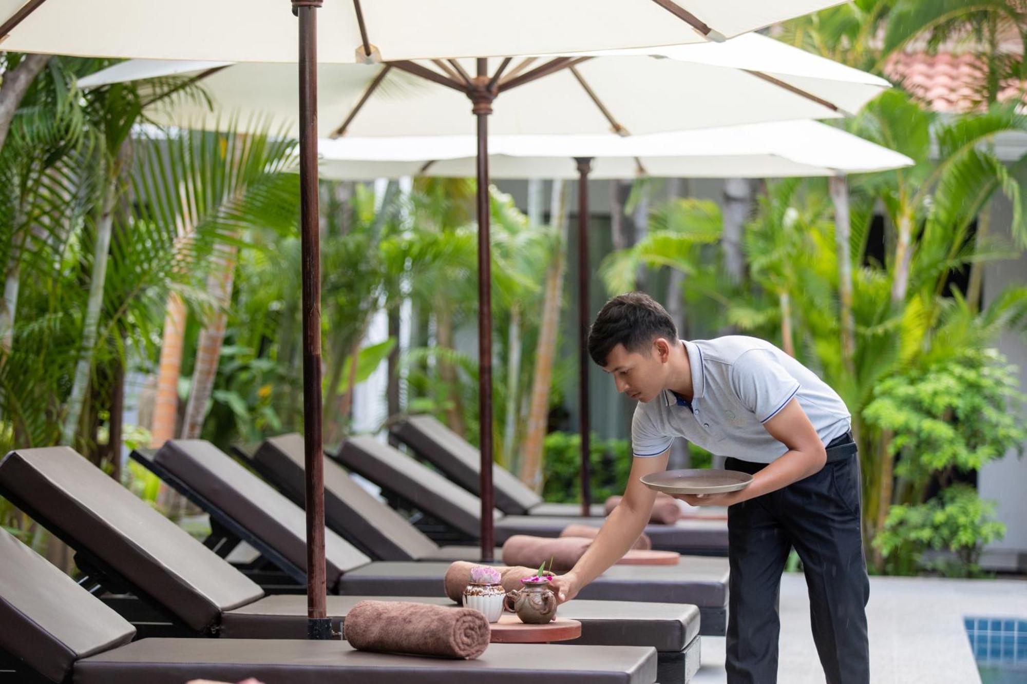 The Oasis Harbor Hotel Siem Reap Bagian luar foto